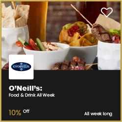 O'Neill's Bournemouth 10% Off